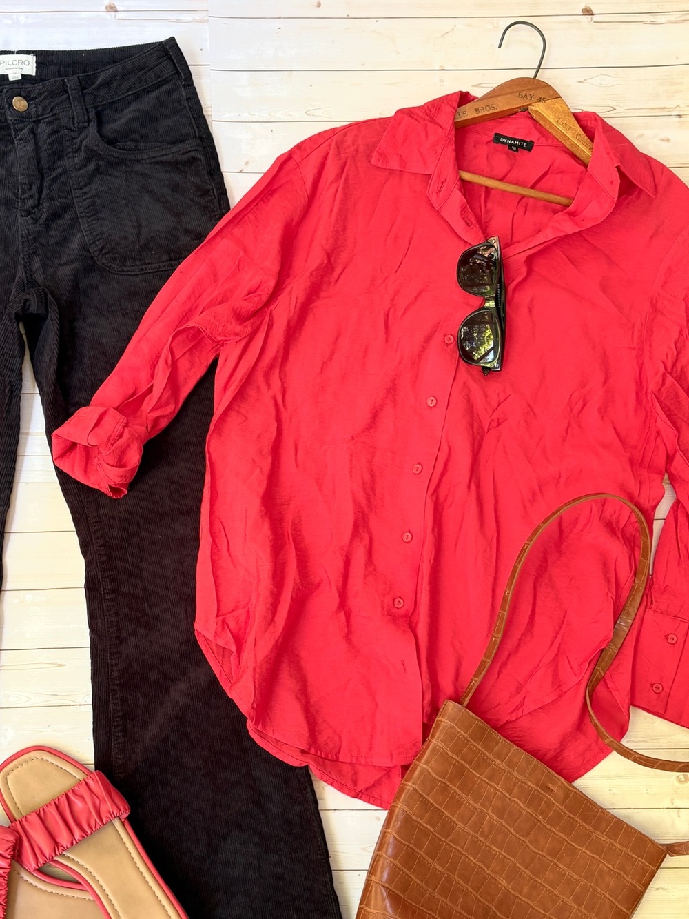 Dynamite rayon loose fit shirt